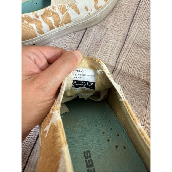 Seavees Baja Platform Mulholland Cowhide Slip-On Sneakers Size - Picture 11 of 13